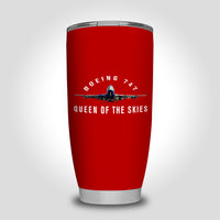 Thumbnail for Boeing 747 Queen of the Skies Designed Tumbler Travel Mugs