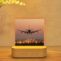 Thumbnail for Landing Boeing 747 During Sunset Designed Night Lamp