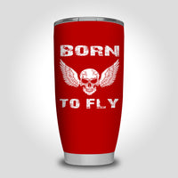 Thumbnail for Born To Fly SKELETON Designed Tumbler Travel Mugs