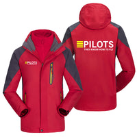 Thumbnail for Pilots They Know How To Fly Designed Thick Skiing Jackets