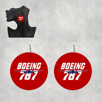 Thumbnail for Amazing Boeing 787 Designed Wooden Drop Earrings