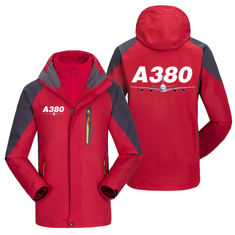 Super Airbus A380 Designed Thick Skiing Jackets