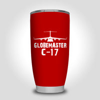 Thumbnail for GlobeMaster C-17 & Plane Designed Tumbler Travel Mugs
