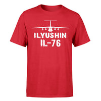 Thumbnail for ILyushin IL-76 & Plane Designed T-Shirts