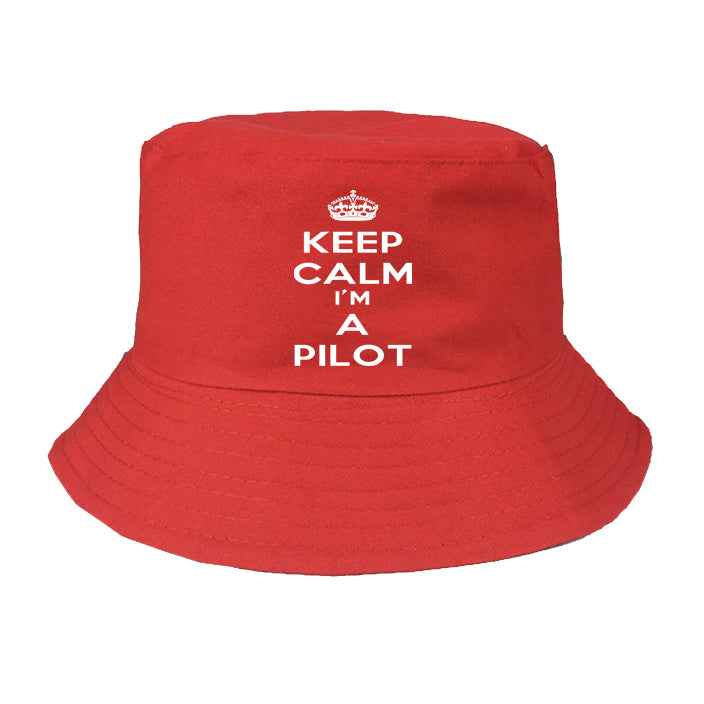 Keep Calm I'm a Pilot Designed Summer & Stylish Hats