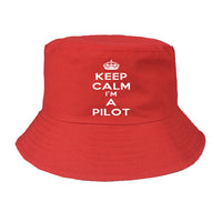 Thumbnail for Keep Calm I'm a Pilot Designed Summer & Stylish Hats