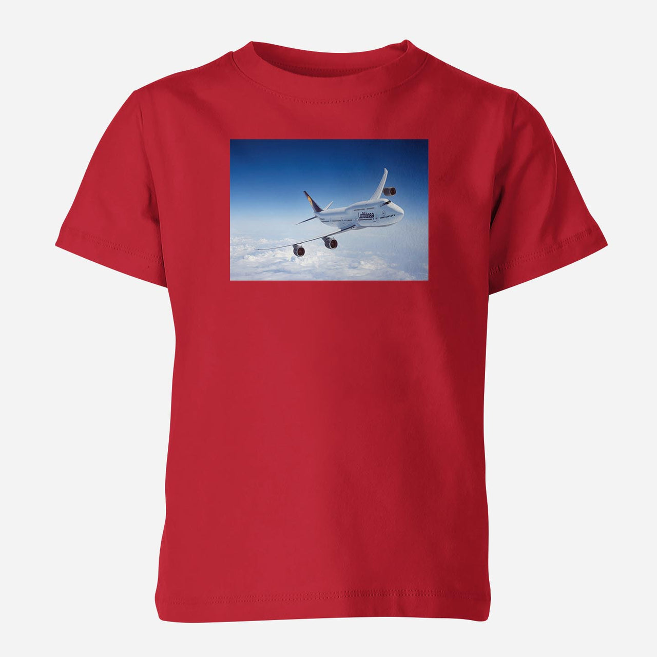 Cruising Lufthansa's Boeing 747 Designed Children T-Shirts