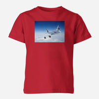 Thumbnail for Cruising Lufthansa's Boeing 747 Designed Children T-Shirts