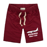 Thumbnail for Sukhoi Superjet 100 Designed Cotton Shorts