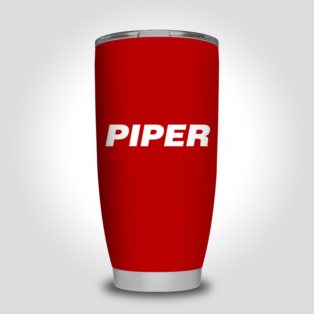 Piper & Text Designed Tumbler Travel Mugs