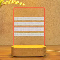 Thumbnail for Pilot Epaulettes (Silver) 4 Lines Designed Night Lamp