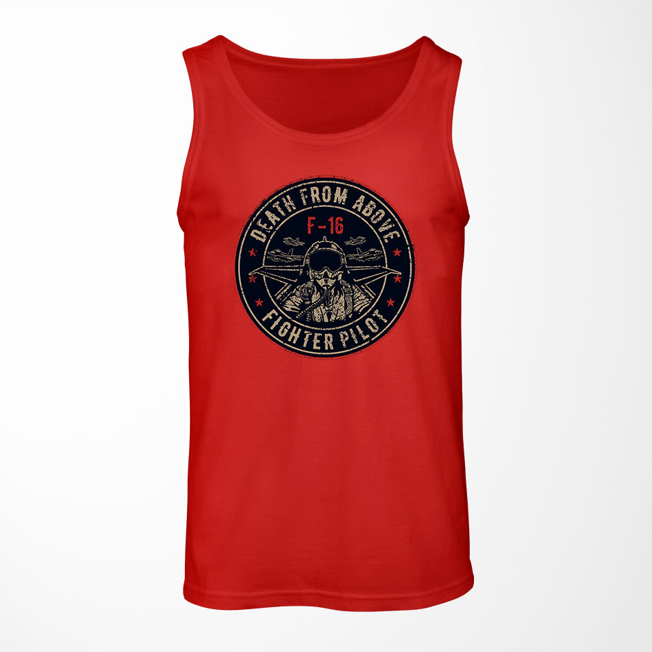 Fighter Jet 16 - Death From Above Designed Tank Tops