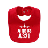 Thumbnail for Airbus A321 & Plane Designed Baby Saliva & Feeding Towels