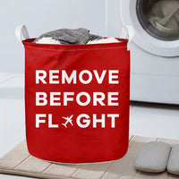Thumbnail for Remove Before Flight Designed Laundry Baskets