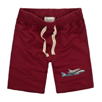 Thumbnail for Space shuttle on 747 Designed Cotton Shorts