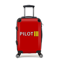 Thumbnail for Pilot & Stripes (3 Lines) Designed Cabin Size Luggages