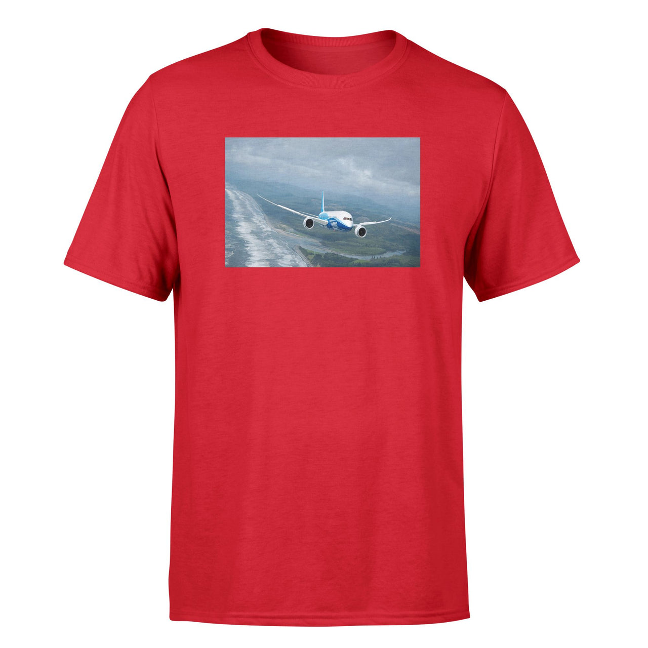 Cruising Boeing 787 Designed T-Shirts