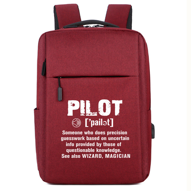 Pilot [Noun] Designed Super Travel Bags
