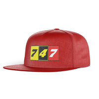 Thumbnail for Flat Colourful 747 Designed Snapback Caps & Hats