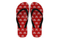Thumbnail for Ready For Takeoff Designed Slippers (Flip Flops)