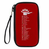 Thumbnail for Aviation Alphabet Designed Travel Cases & Wallets