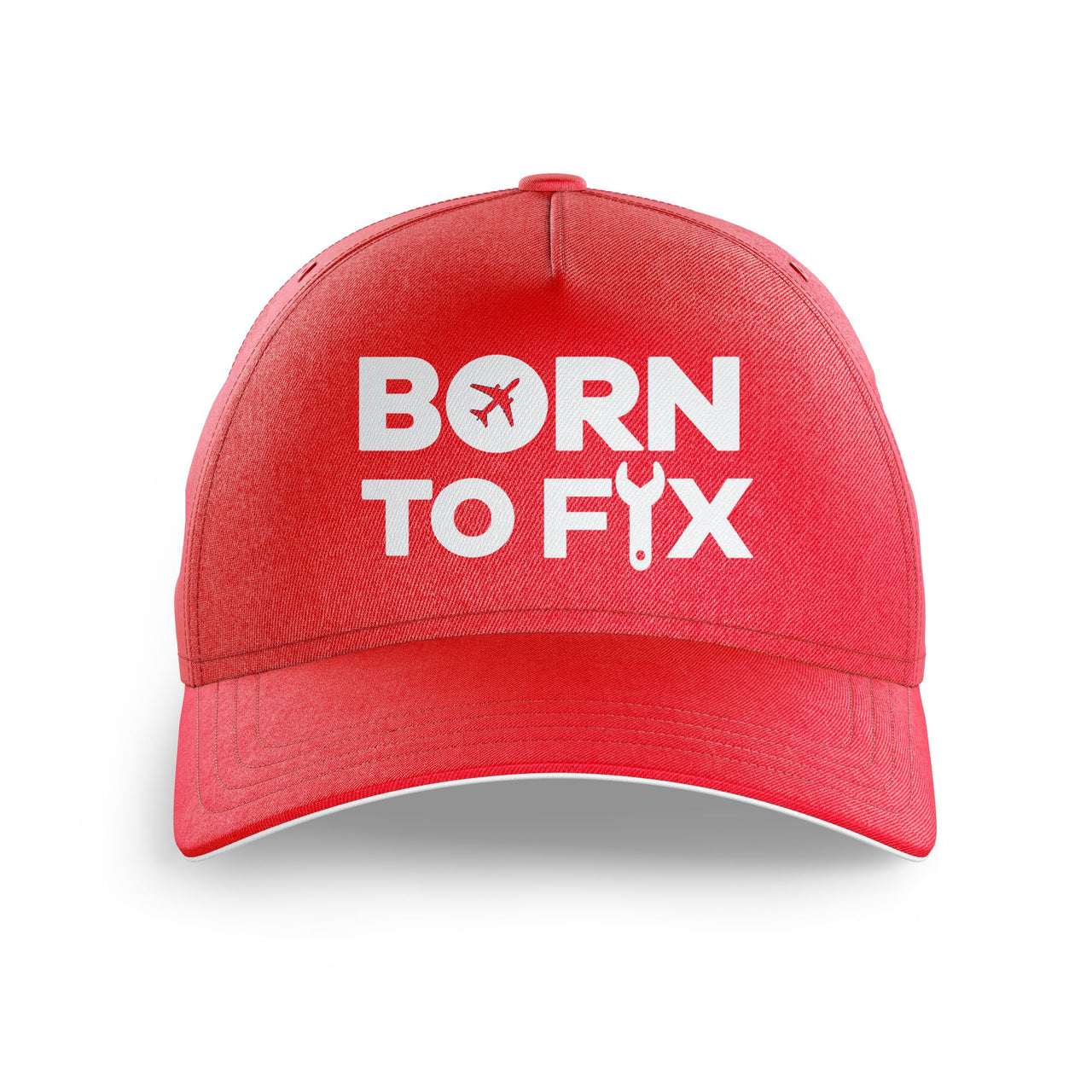 Born To Fix Airplanes Printed Hats
