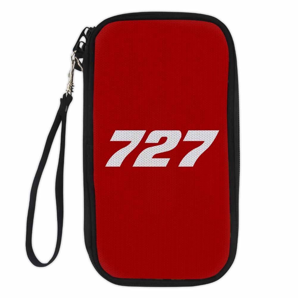 727 Flat Text Designed Travel Cases & Wallets