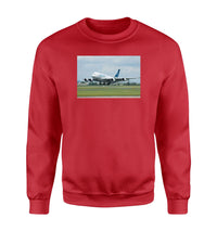 Thumbnail for Departing Airbus A380 with Original Livery Designed Sweatshirts
