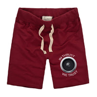 Thumbnail for In Thrust We Trust Designed Cotton Shorts