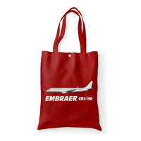 Thumbnail for The Embraer ERJ-190 Designed Tote Bags