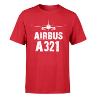 Thumbnail for Airbus A321 & Plane Designed T-Shirts