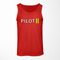 Thumbnail for Pilot & Stripes (2 Lines) Designed Tank Tops