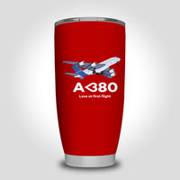 Thumbnail for Airbus A380 Love at first flight Designed Tumbler Travel Mugs