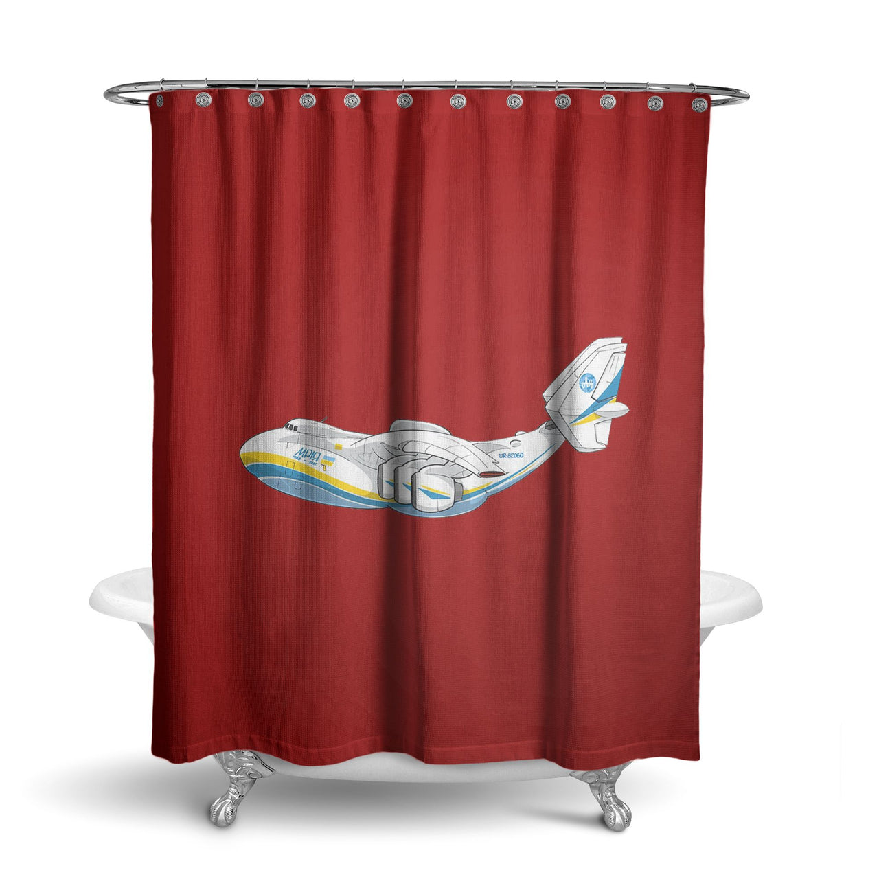 RIP Antonov An-225 Designed Shower Curtains