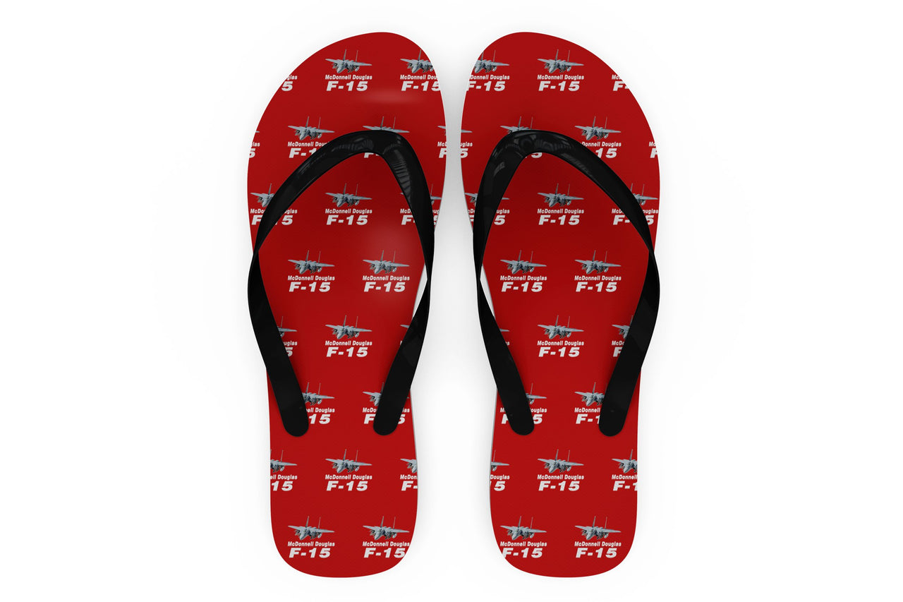 The McDonnell Douglas F15 Designed Slippers (Flip Flops)