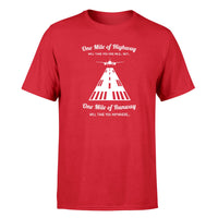 Thumbnail for One Mile of Runway Will Take you Anywhere Designed T-Shirts