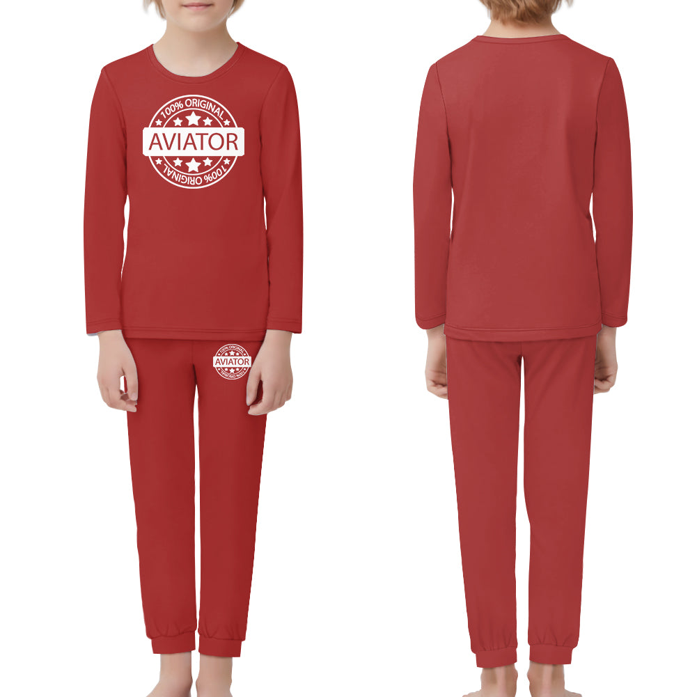 100 Original Aviator Designed "Children" Pijamas