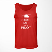 Thumbnail for Trust Me I'm a Pilot (Helicopter) Designed Tank Tops