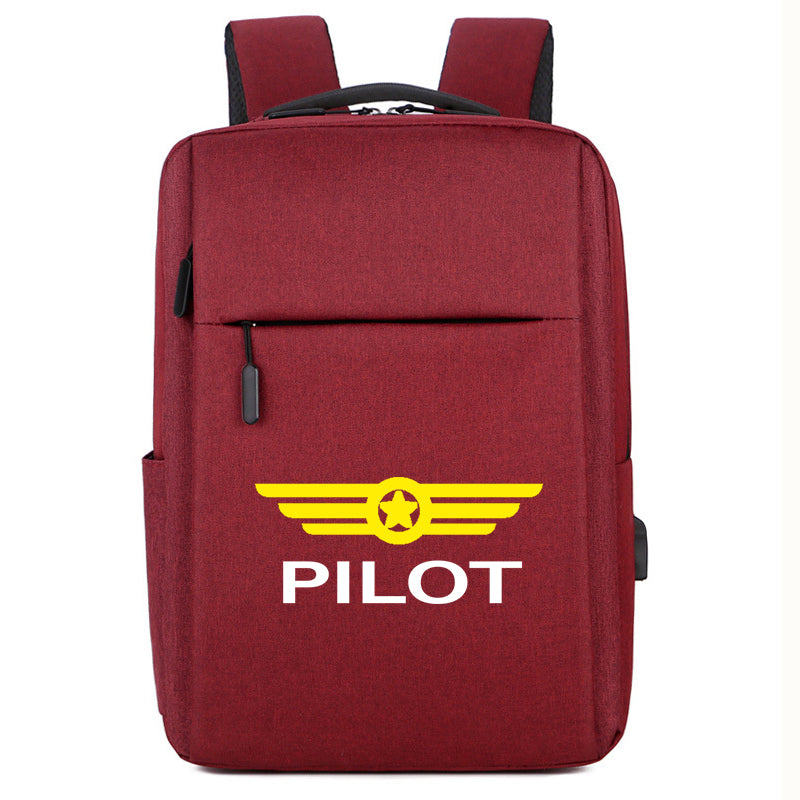 Pilot & Badge Designed Super Travel Bags