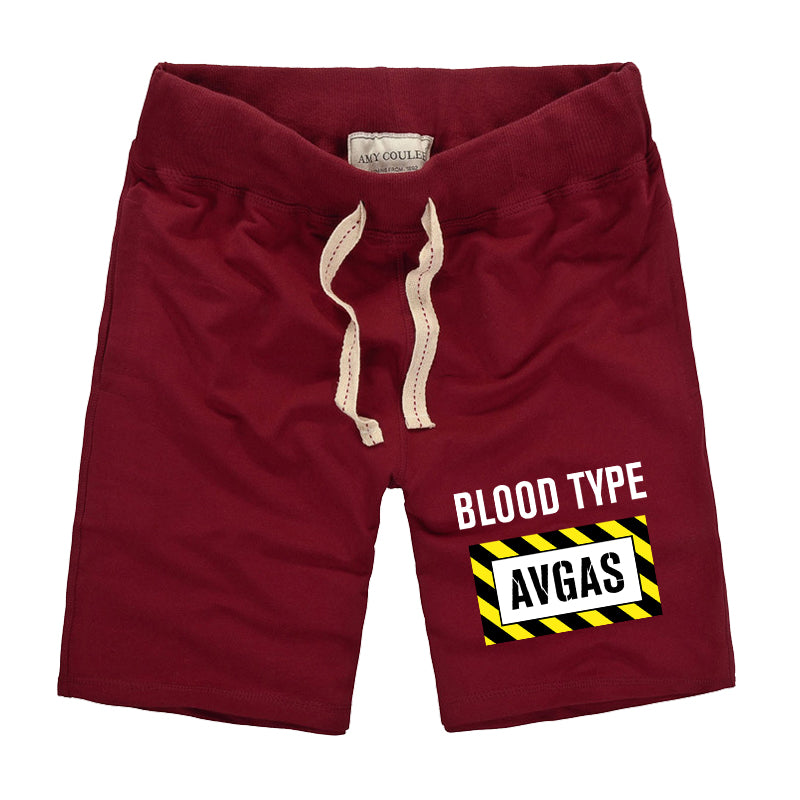 Blood Type AVGAS Designed Cotton Shorts