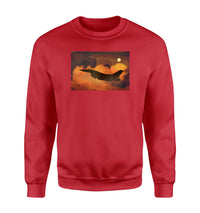 Thumbnail for Departing Fighting Falcon F16 Designed Sweatshirts