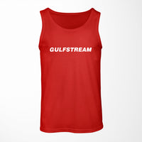Thumbnail for Gulfstream & Text Designed Tank Tops