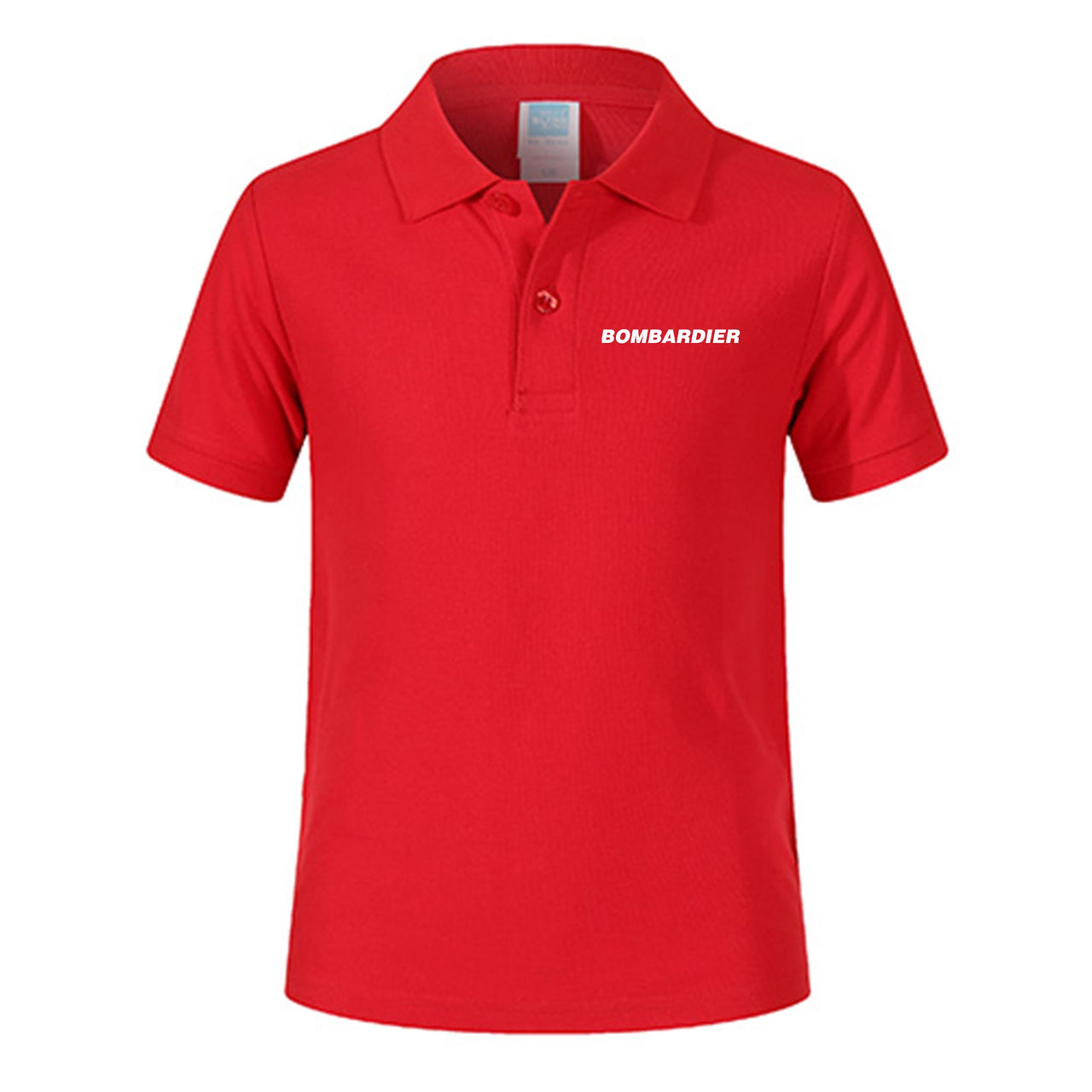 Bombardier & Text Designed Children Polo T-Shirts