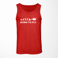 Thumbnail for Born To Fly Helicopter Designed Tank Tops