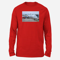 Thumbnail for American Airlines A321 Designed Long-Sleeve T-Shirts