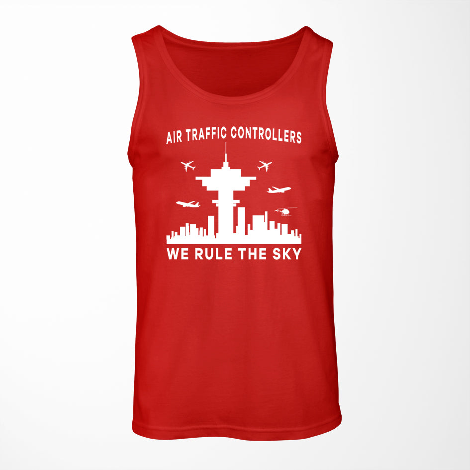Air Traffic Controllers - We Rule The Sky Designed Tank Tops