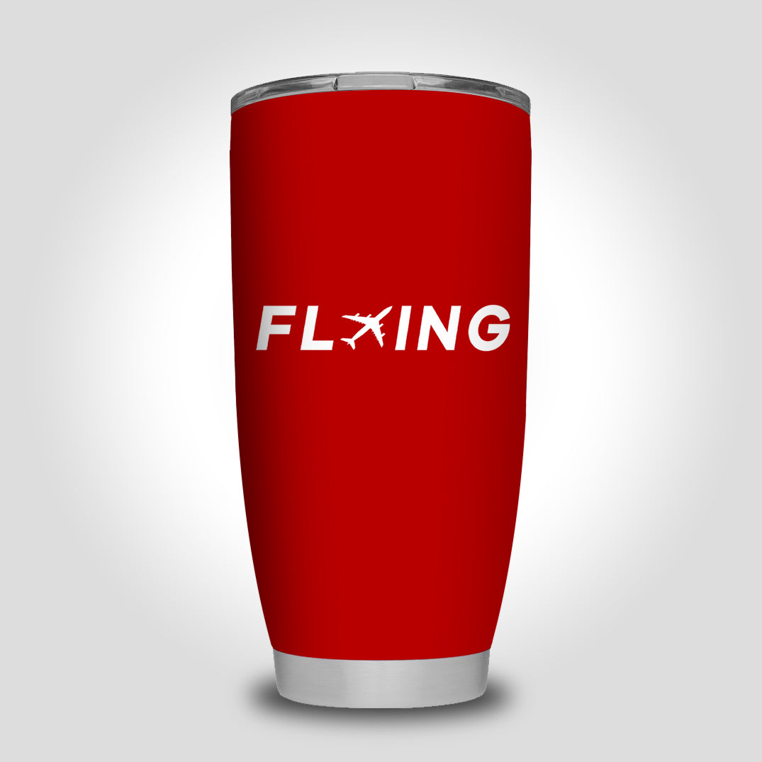 Flying Designed Tumbler Travel Mugs
