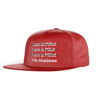 Thumbnail for I Fly Airplanes Designed Snapback Caps & Hats