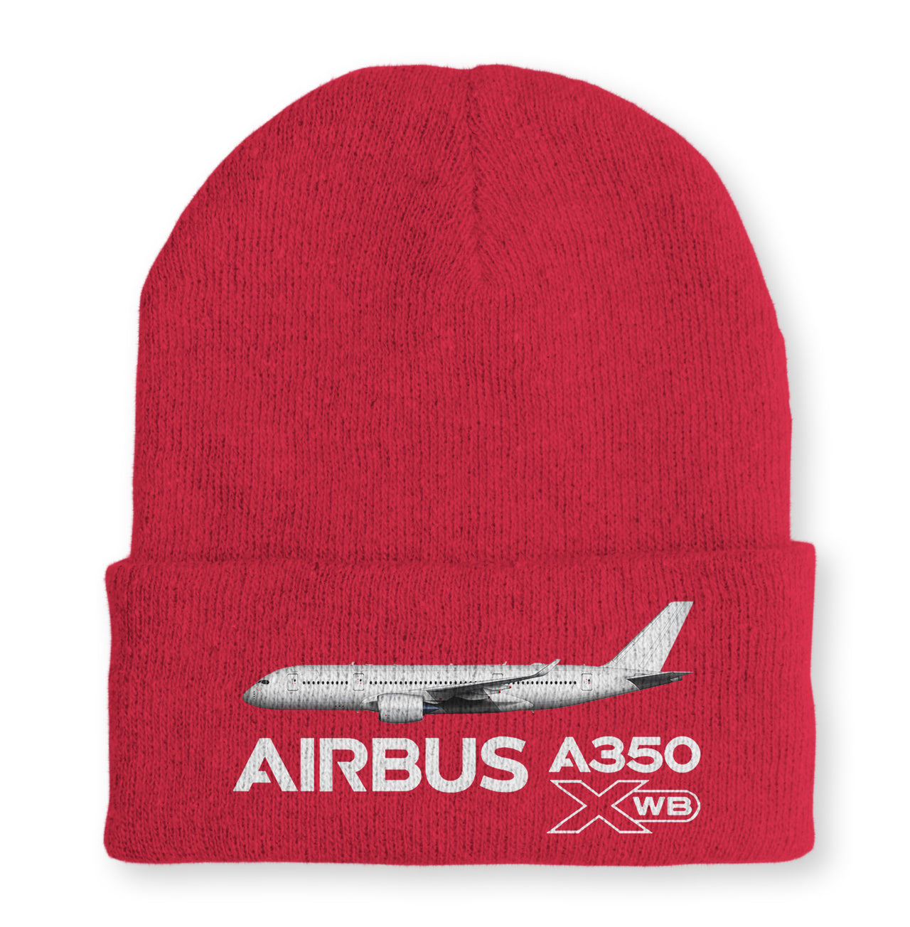 The Airbus A350 WXB Embroidered Beanies