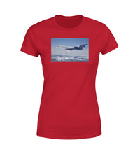 Thumbnail for Cruising Gulfstream Jet Designed Women T-Shirts